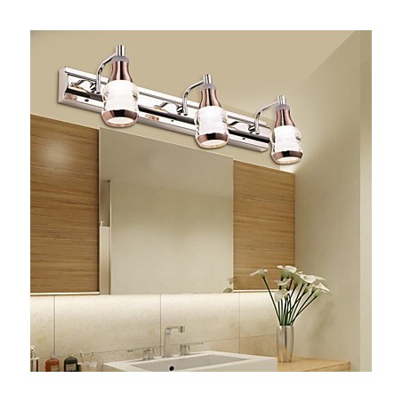 Applique da parete per bagno LED integrato moderno contemporaneo metallo multicolore