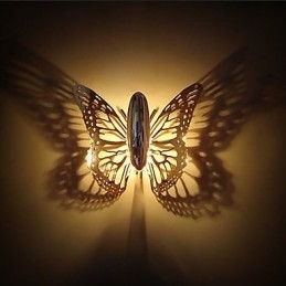 Applique da parete a filo moderna contemporanea in metallo
