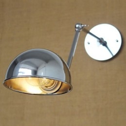 Applique da parete Mini stile rustico/lodge in metallo
