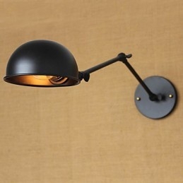 Applique da parete Mini stile rustico/lodge in metallo