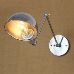 Applique da parete Mini stile rustico/lodge in metallo