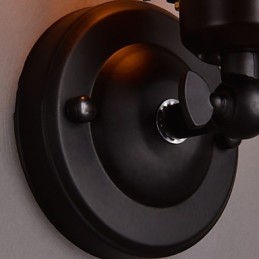 Applique da parete in metallo stile rustico/lodge 1 luce