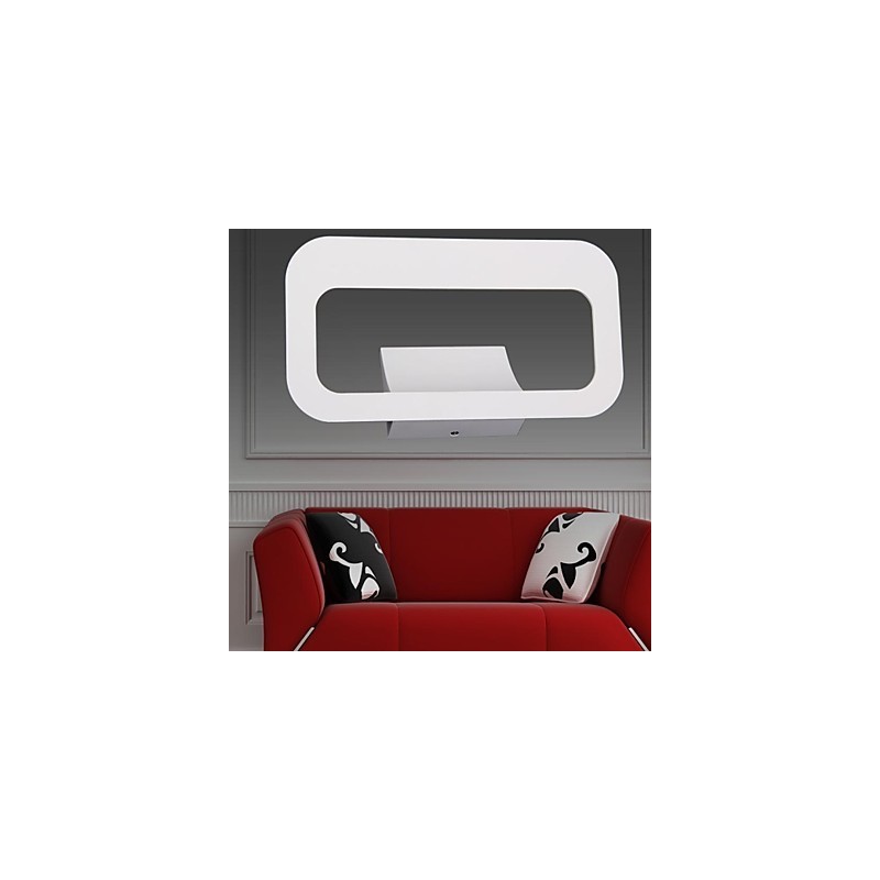 Applique da parete a filo moderna contemporanea in metallo LED integrato 6 W