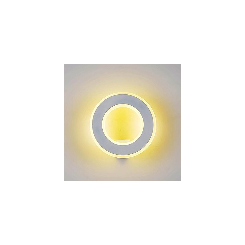 Applique da parete a filo moderna contemporanea in metallo LED integrato 10 W