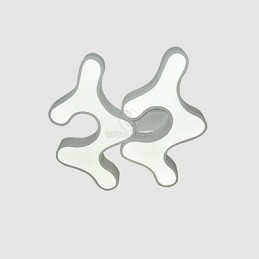 Lampada a sospensione LED bianca calda 80 W in acrilico 3 lampadine 58 cm