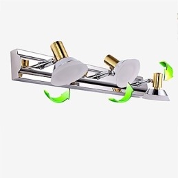 Applique da parete per bagno LED integrato metallo multicolore 46 cm