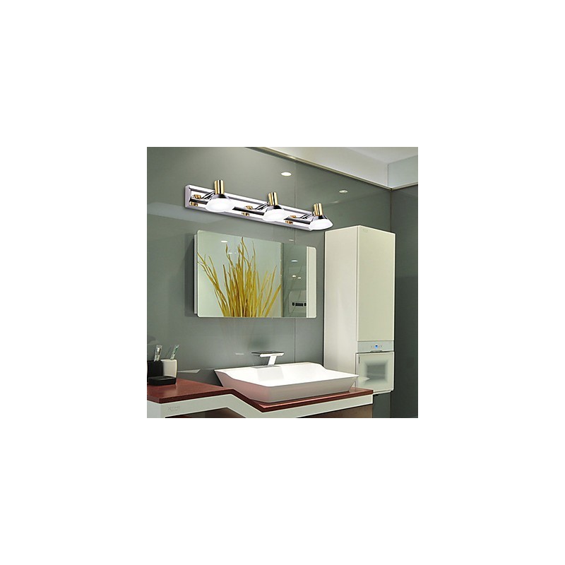 Applique da parete per bagno LED integrato metallo multicolore 46 cm