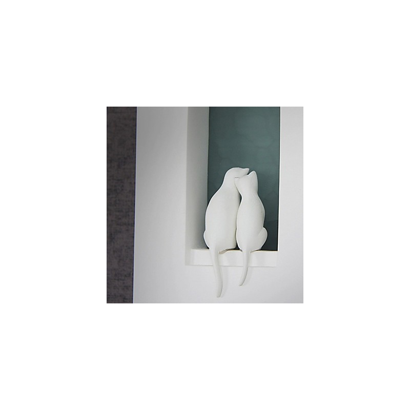 Applique da parete moderna bianca in ceramica con paralume in vetro, 1 lampadina E12/E14