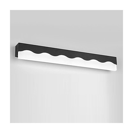 Applique bagno LED mini moderna in metallo bianco/nero