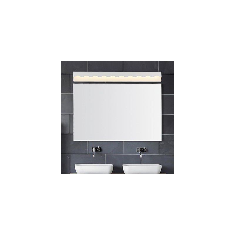 Applique bagno LED mini moderna in metallo bianco/nero