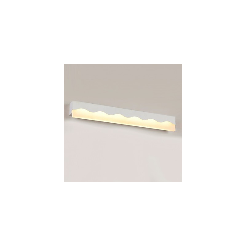Applique bagno LED mini moderna in metallo bianco/nero
