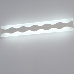 Applique da parete da bagno LED integrato 24W bianco PVC 80 cm