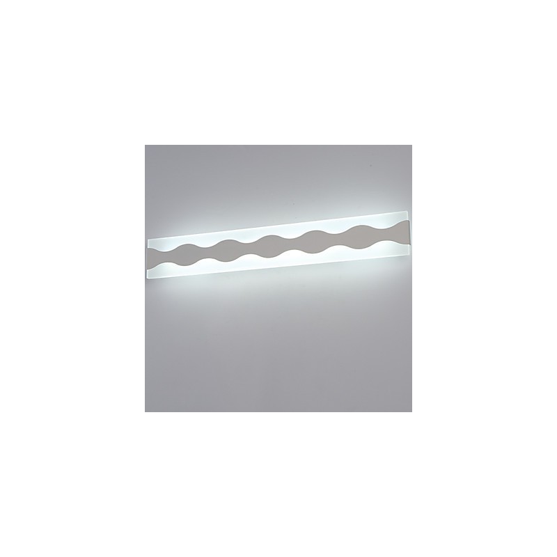 Applique da parete da bagno LED integrato 24W bianco PVC 80 cm