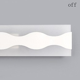 Applique da parete da bagno LED integrato 24W bianco PVC 80 cm