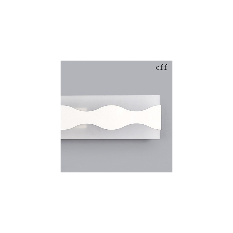 Applique da parete da bagno LED integrato 24W bianco PVC 80 cm