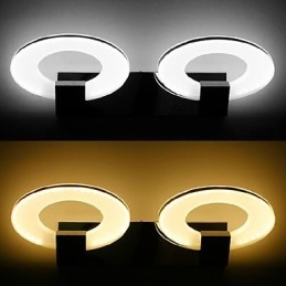 Applique da parete per bagno LED Mini Style moderna in metallo