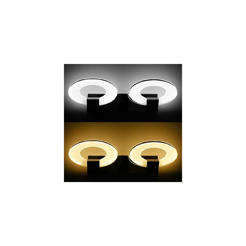 Applique da parete per bagno LED Mini Style moderna in metallo