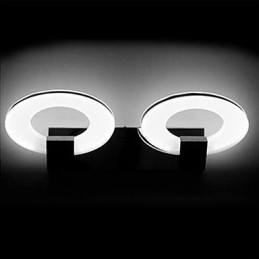 Applique da parete per bagno LED Mini Style moderna in metallo