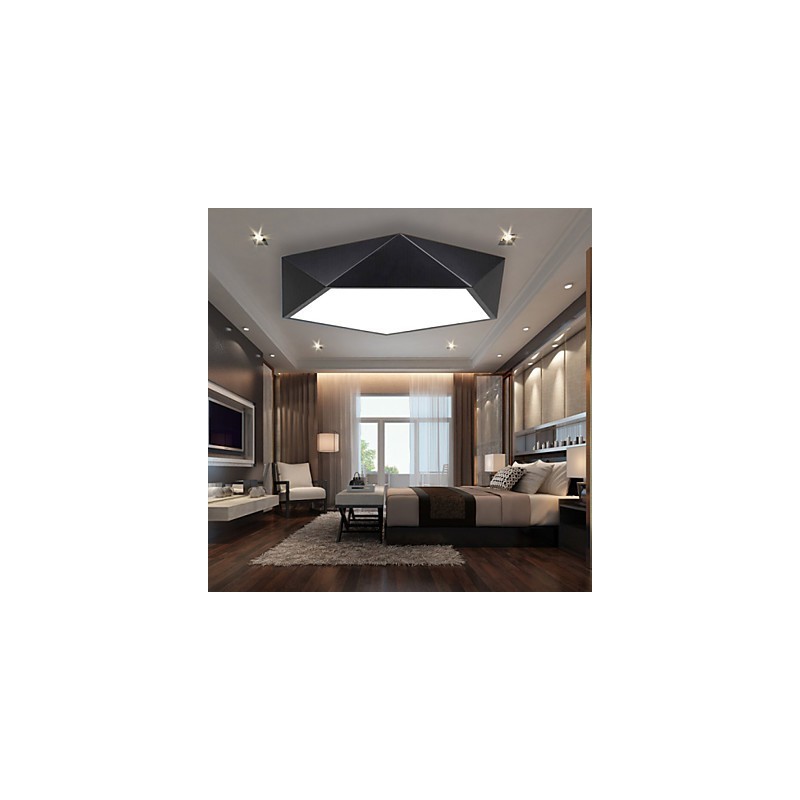 Plafoniera moderna geometrica in metallo 42 cm 3 lampadine