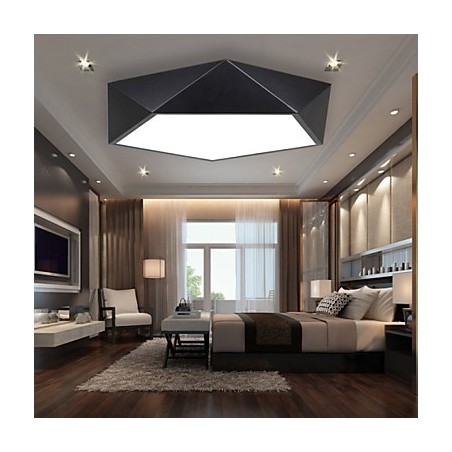 Plafoniera moderna geometrica in metallo 42 cm 3 lampadine