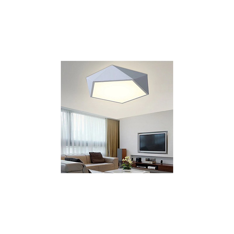 Plafoniera moderna geometrica in metallo 42 cm 3 lampadine