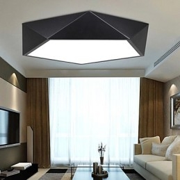 Plafoniera moderna geometrica in metallo 42 cm 3 lampadine