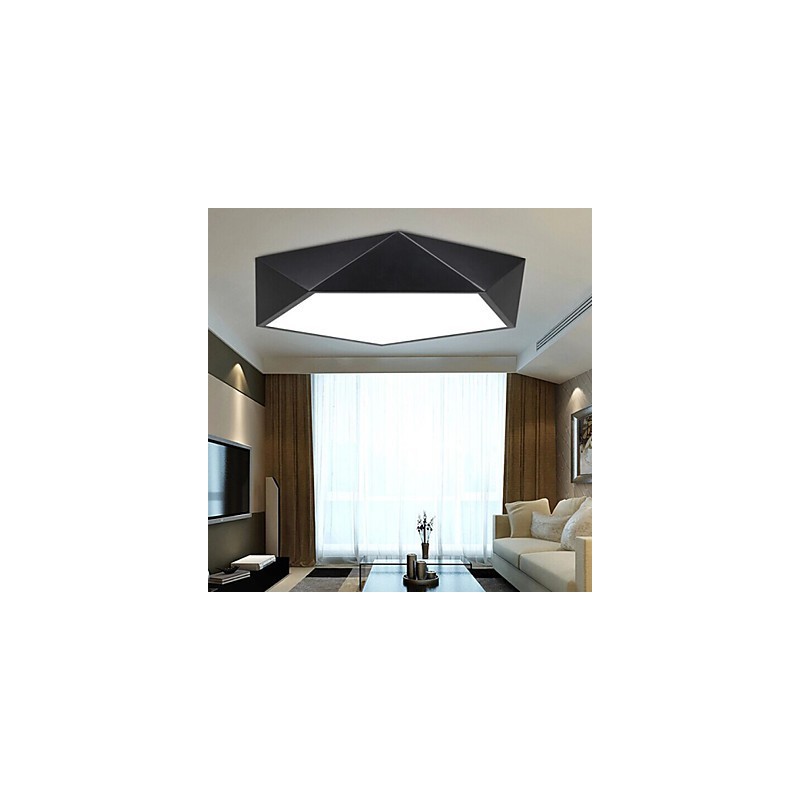 Plafoniera moderna geometrica in metallo 42 cm 3 lampadine