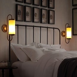 Applique da parete a candelabro stile country americano contemporaneo