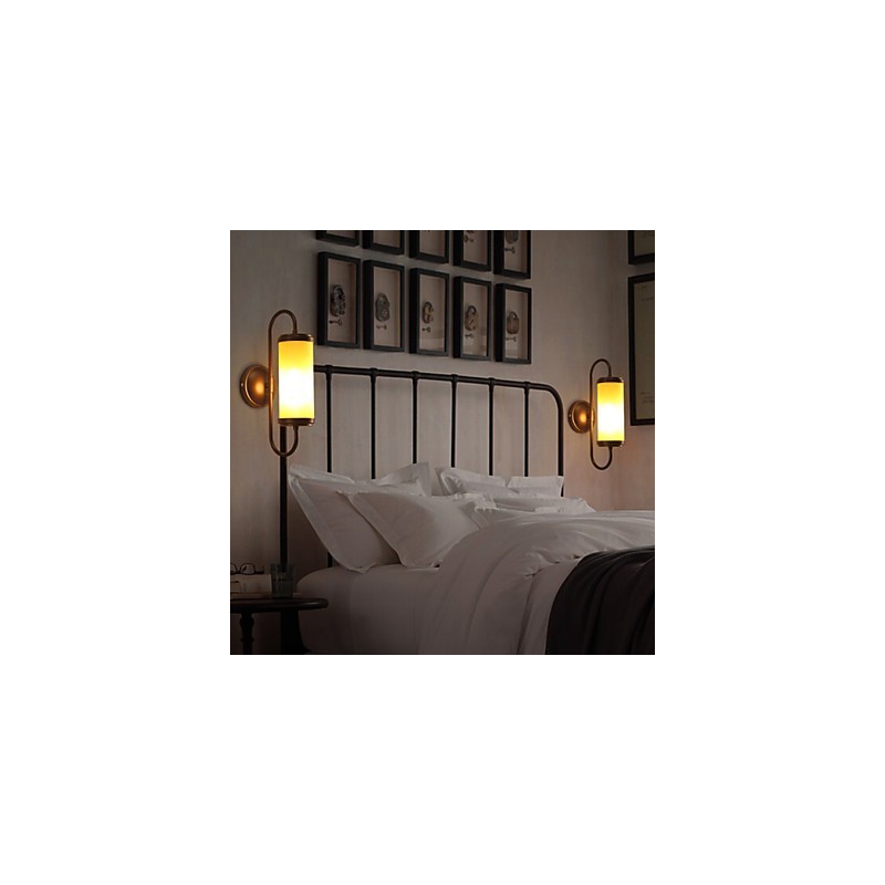 Applique da parete a candelabro stile country americano contemporaneo