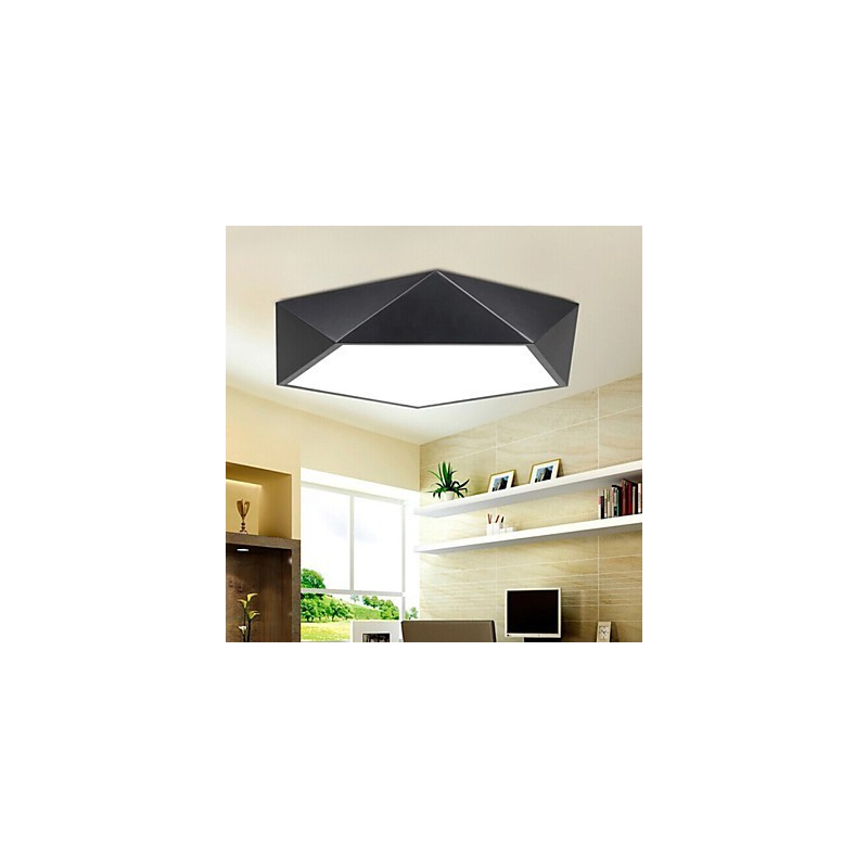 Plafoniera moderna geometrica in metallo 42 cm 3 lampadine