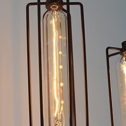 Applique da parete in ferro retrò stile country americano Loft Art Industry Lights