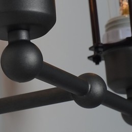 Applique da parete in ferro retrò stile country americano Loft Art Industry Lights