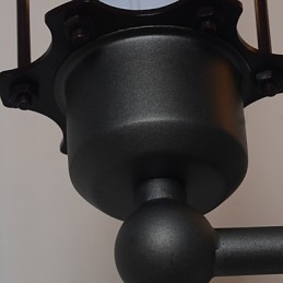 Applique da parete in ferro retrò stile country americano Loft Art Industry Lights
