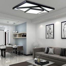 Plafoniera da incasso quadrata moderna contemporanea LED integrato 24 W