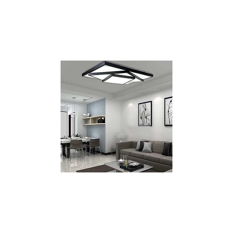 Plafoniera da incasso quadrata moderna contemporanea LED integrato 24 W