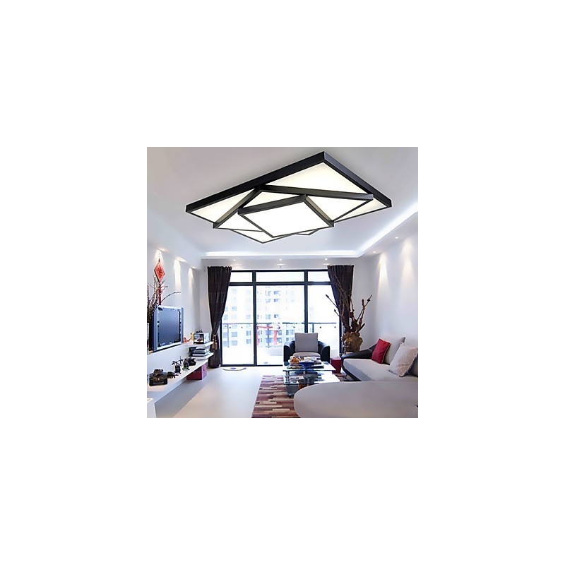 Plafoniera da incasso quadrata moderna contemporanea LED integrato 24 W