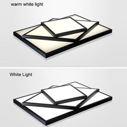 Plafoniera da incasso quadrata moderna contemporanea LED integrato 24 W