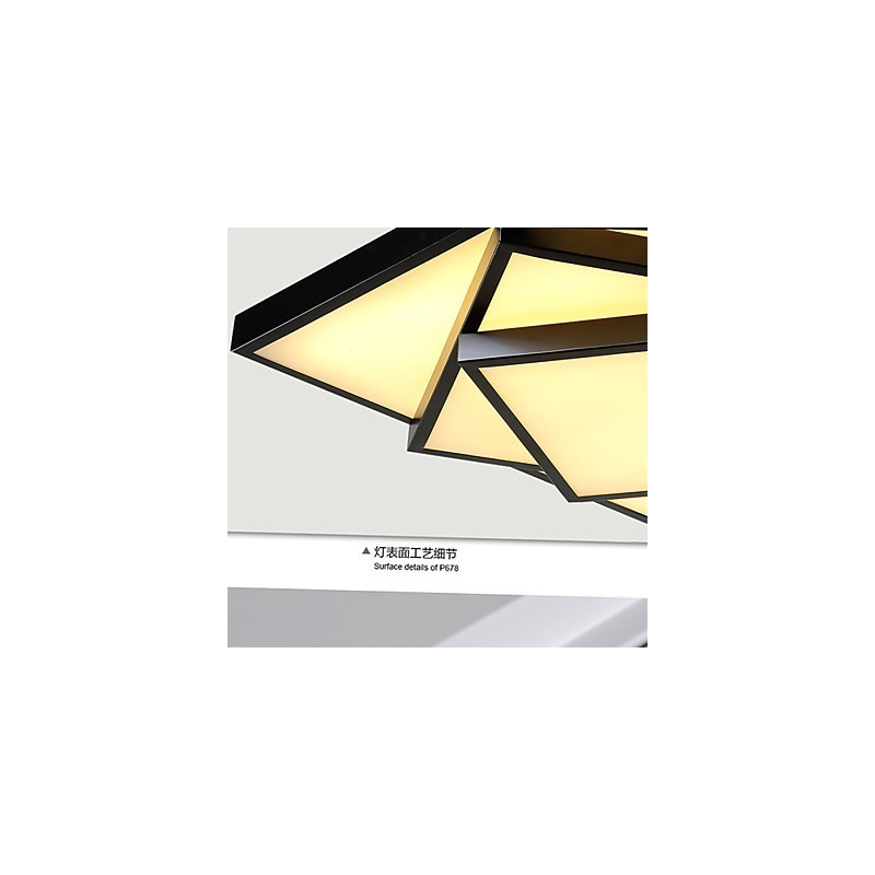 Plafoniera da incasso quadrata moderna contemporanea LED integrato 24 W