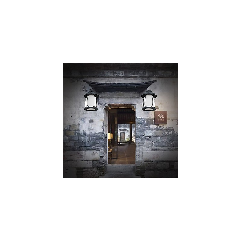 Applique da parete rustica americana impermeabile in metallo