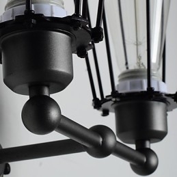 Applique da parete industriale in metallo stile American Country