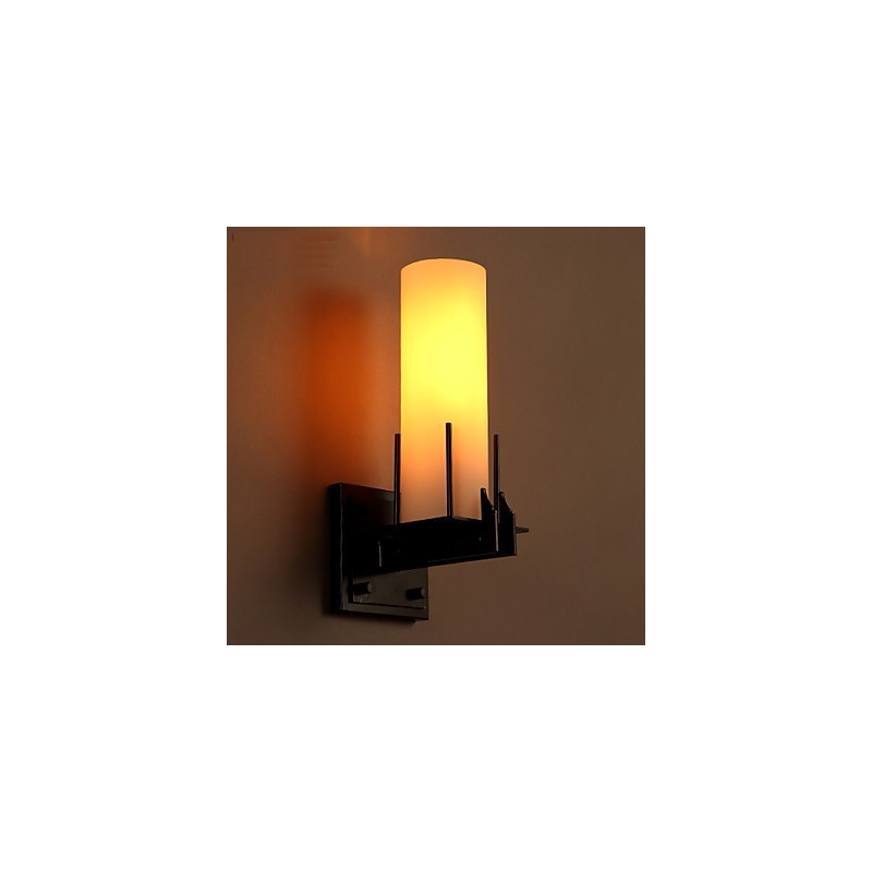 Applique da parete candelabro retro contemporanea compatta in metallo