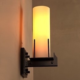 Applique da parete candelabro retro contemporanea compatta in metallo