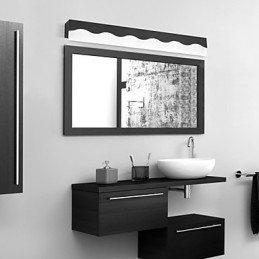 Applique da bagno Wall Washer LED integrato mini moderna contemporanea in metallo