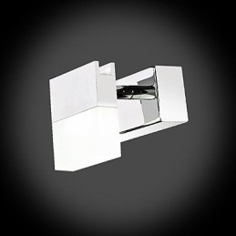 Applique da parete LED moderna contemporanea per bagno in metallo