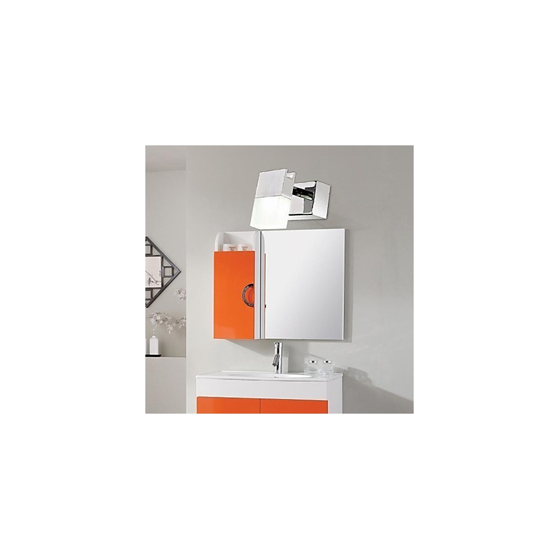 Applique da parete LED moderna contemporanea per bagno in metallo