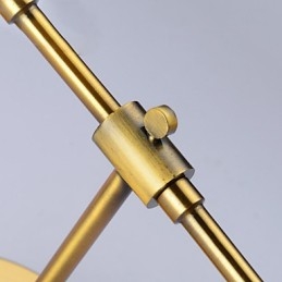 Applique da parete classica in metallo e tessuto E12/E14 60 W