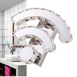 Applique da parete in cristallo Mini Style moderna contemporanea bianca