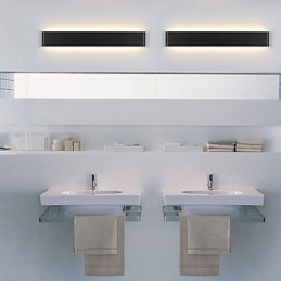Applique da bagno a filo moderna LED integrato metallo 51 cm