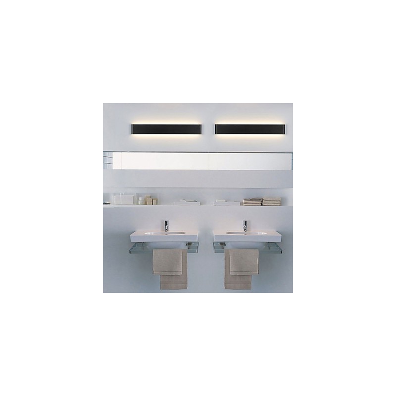 Applique da bagno a filo moderna LED integrato metallo 51 cm