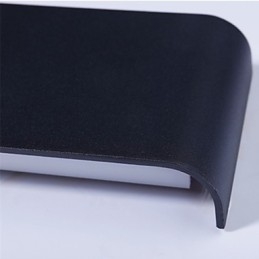 Applique da bagno a filo moderna LED integrato metallo 51 cm